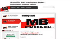 Desktop Screenshot of mb-immobilien-gmbh.de